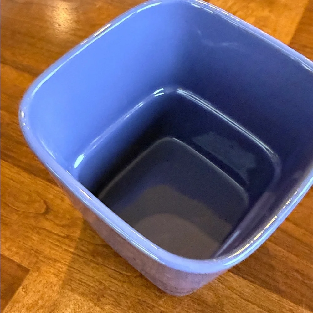 NEVER USED IKEA PURPLE PLANT POT W SWIRL DESIGN ACCENT